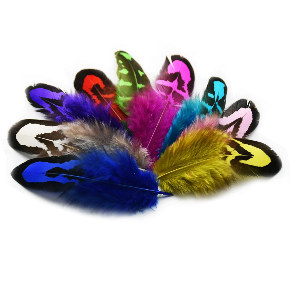 50 шт. перья индейки DIY аксессуары для вечеринок брошь искусственный индийский