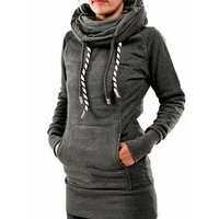 star applique sweatshirt 4xl double layer hoodie with two color drawstring poleron mujer 2021 slim fit hoodie women pocket tunic