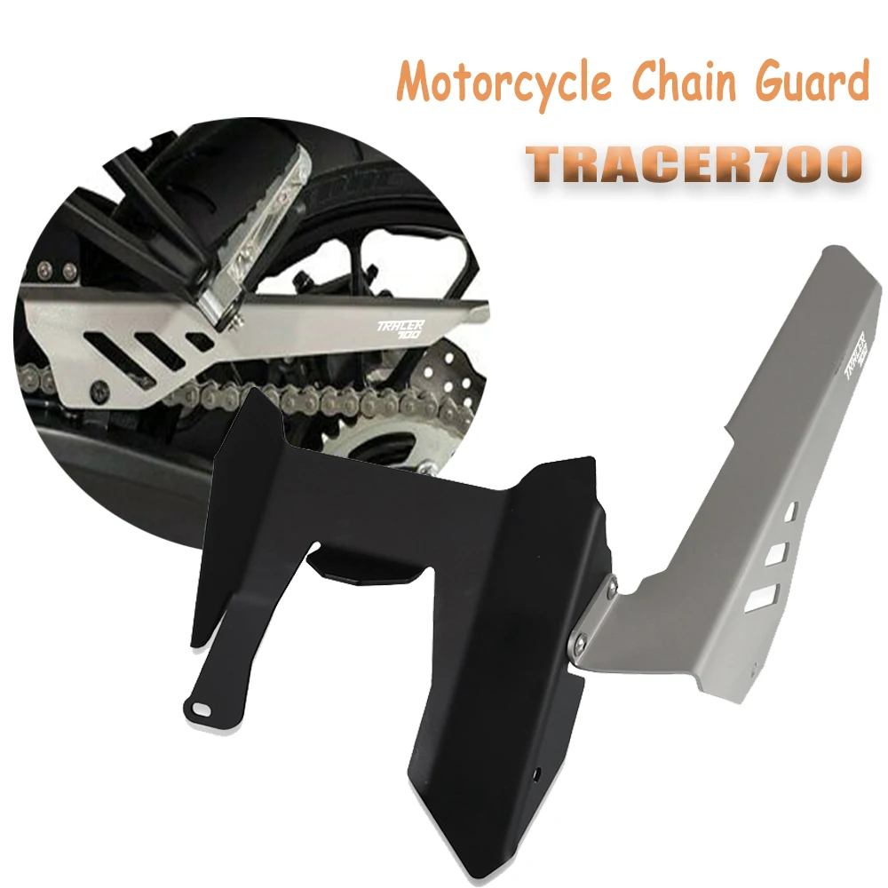 

For YAMAHA TRACER 700 2016-2021 2020 2019 2018 2017 TRACER700 Motorcycle Accessories Chain Belt Guard Cover Protector Aluminium