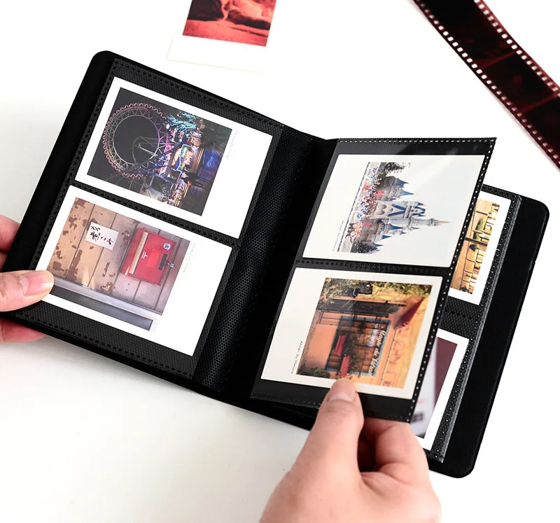 64 Pockets 3 Inch Fujifilm Instax Mini Film Photo Paper Album Book Instant 9 8 7s 90 70 25 Camera Name Card Holder | Электроника