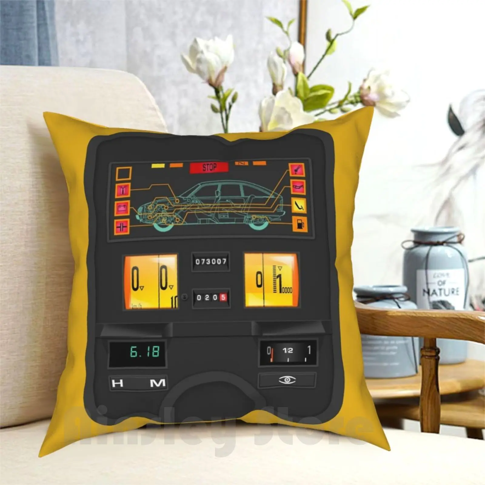 

Citro  N Gsa Dashboard Instrument Panel Pillow Case Printed Home Soft DIY Pillow cover Citroboutique Cx Gs Gsa Id Sm Xm