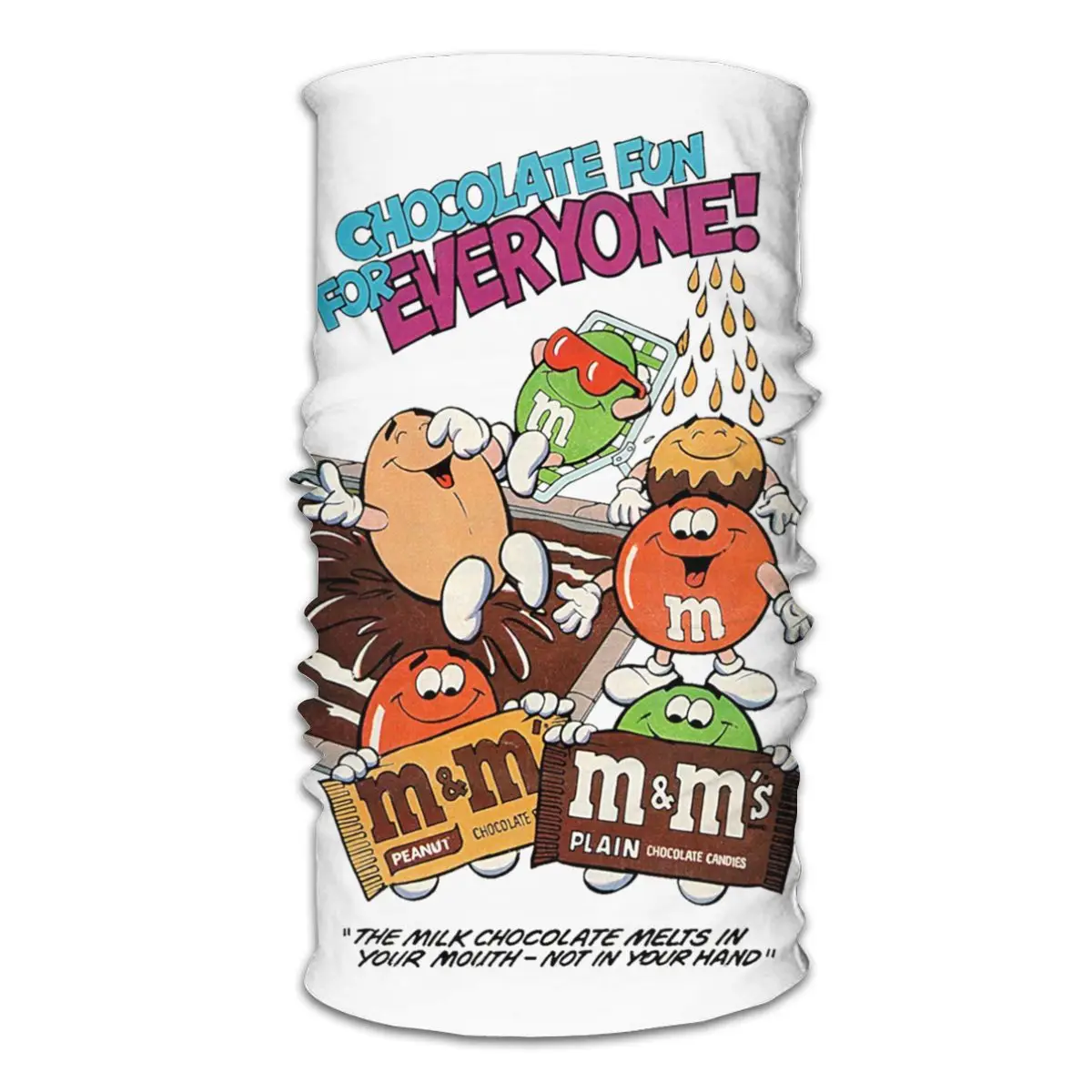 M &amp M's Chocolate Fun для всех шарф маска лица на шею Хэллоуина Балаклава бандана