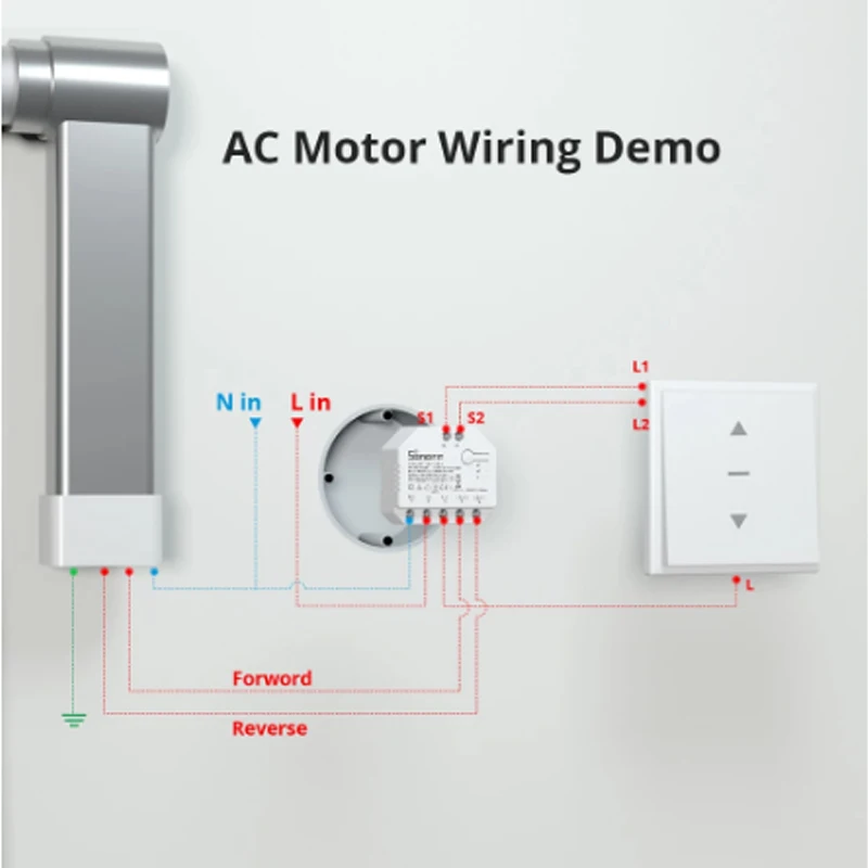 Умный переключатель SONOFF DUALR3 модули автоматизации с Wi-Fi двухсторонний контроллер