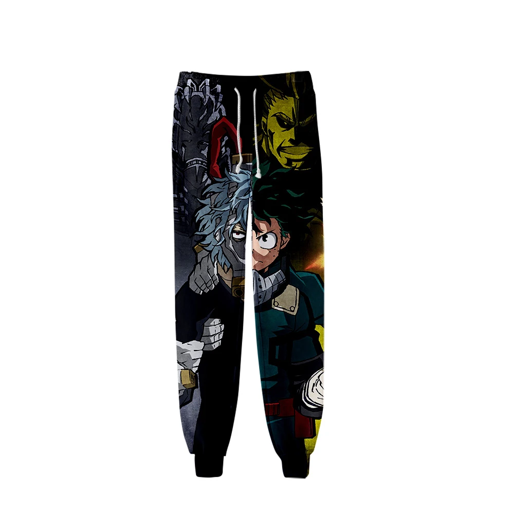 

My Hero Academia 3D Anime Spring Fashion Academy Wind Sports Pants Men's and Women's Summer Hot Sale Sweatpants