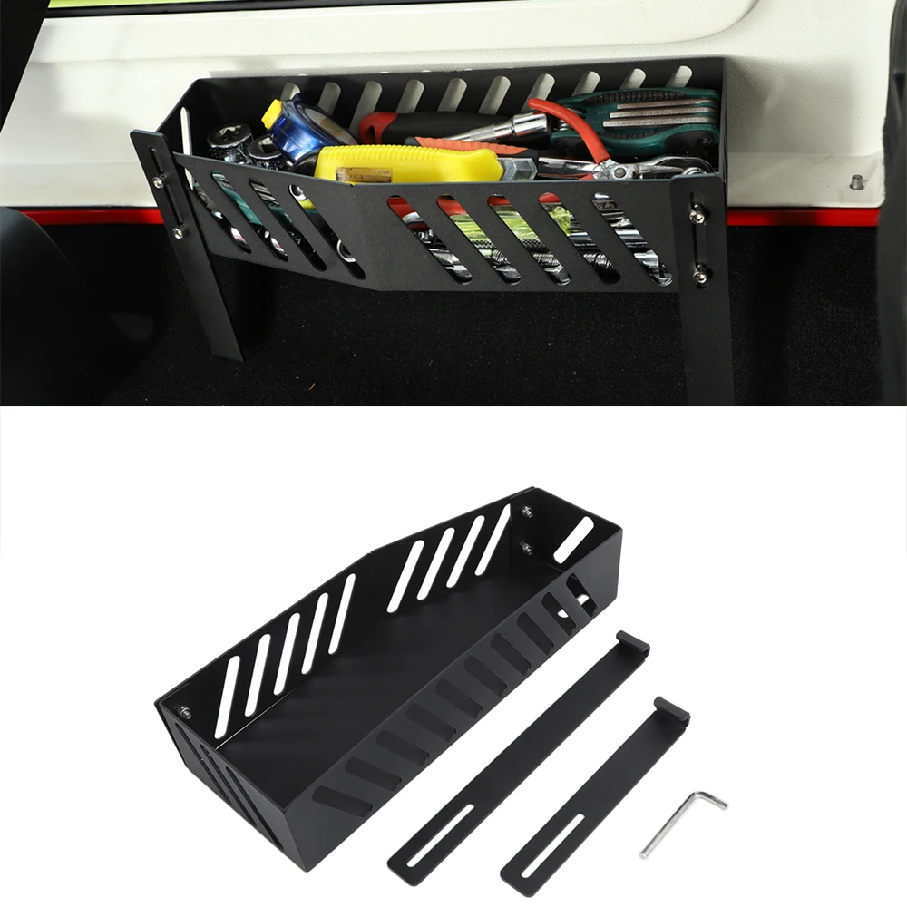 

Toolbox for Jeep Wrangler JK 2007-2017 4Doors Left Right Rear Trunk Tool Boxes Aluminum Black Car Accessories