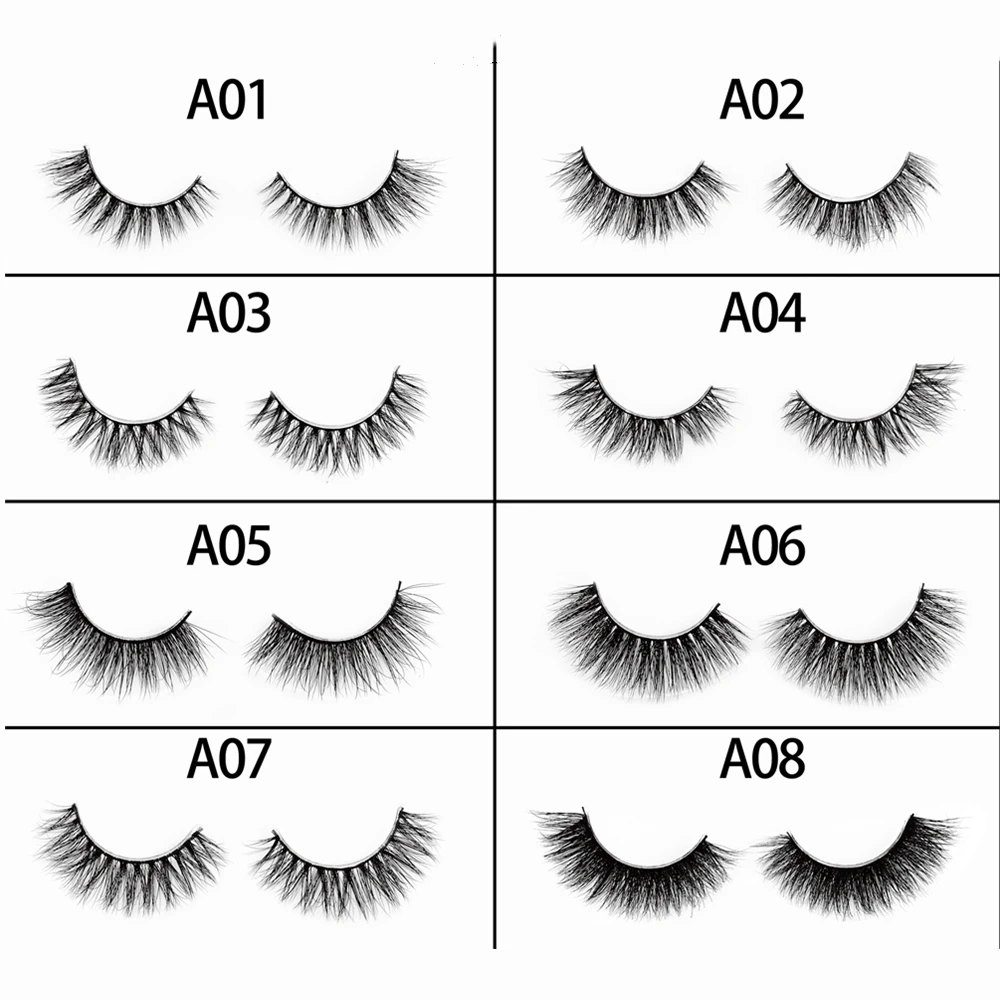 Оптовая продажа ресниц VLASH 3D норковые ресницы натуральные накладные ручной