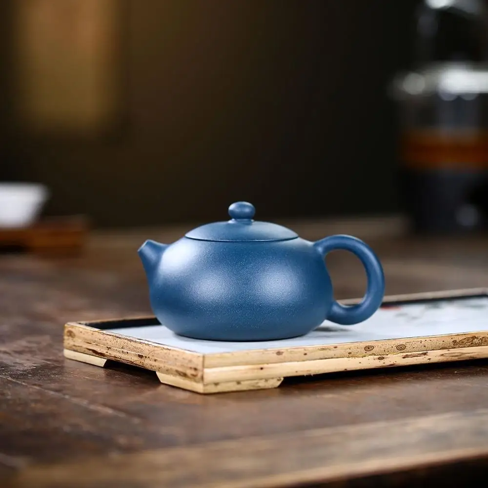 

Yixing Teapot Ore Mud Flat Xishi Kettle Send Gfit Box Creative Teaware