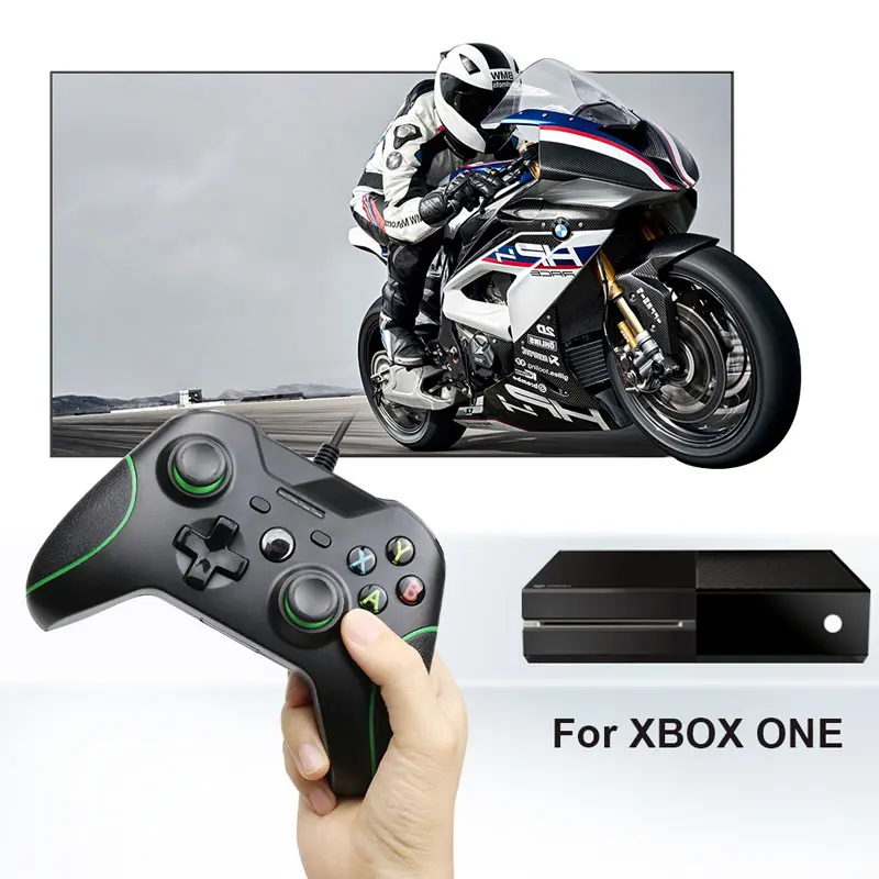 Горячая Распродажа USB проводной контроллер для Xbox One S видеоигры мандо для microsoft Xbox One Slim контроллер Jogo для Windows PC геймпад