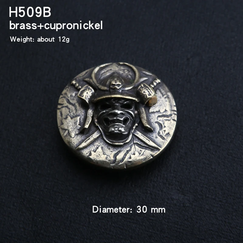 New style cloth clasp brass Indian style warrior brass white copper decorative clasp handmade leather accessories