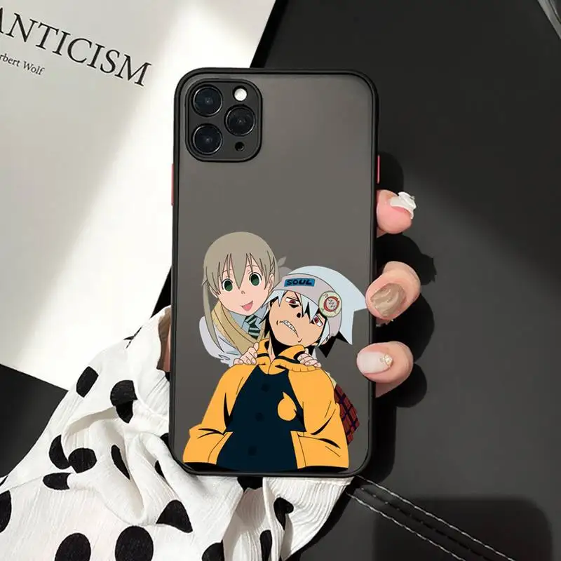 

Soul Eater anime manga Phone Cases matte transparent For iphone 7 8 11 12 plus mini x xs xr pro max cover