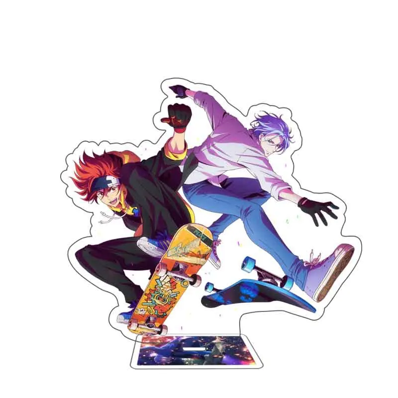 

Cartoon Japan Anime Keychains SKâˆž unlimited skateboard Acrylic Figure Stand Model Plate Cute Great Shake Shake Stands Gifts 2021