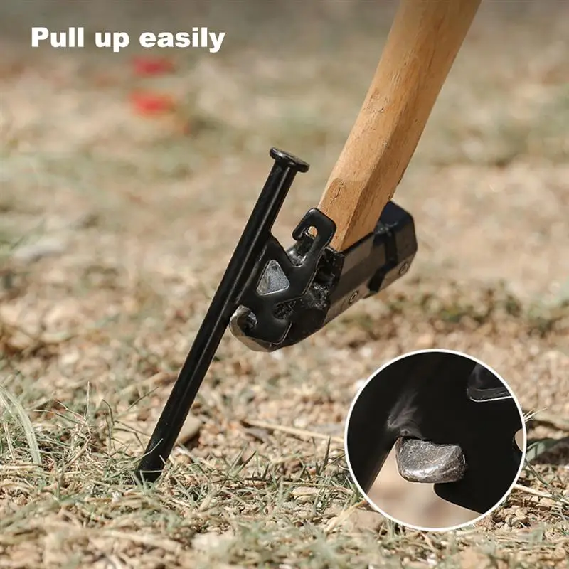 

4Pcs Alloy High Strength Camping Hard Gravel Ground Camping Tent Awning Steel Stakes for Hard Gravel Tent Pegs Stakes Nails
