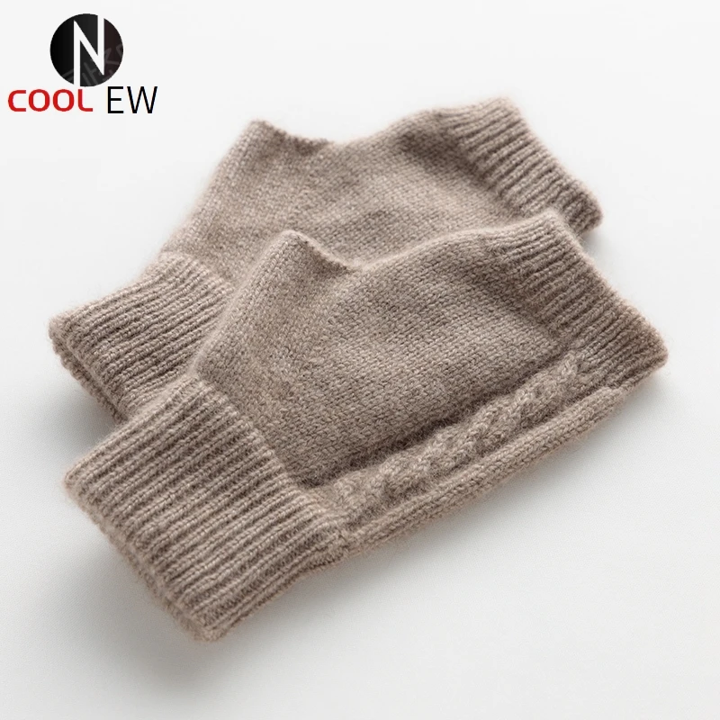 

New fashion warm cashmere gloves in autumn and winter 100% pure cashmere