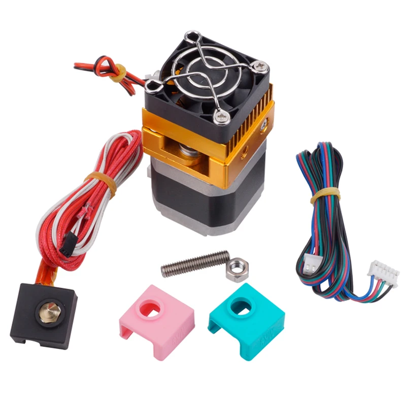 Extruder Mk8 Head J-Head Hotend For Makerbot Prusa I3 3D Printers Parts With 1Pc Mk7/Mk8/Mk9 Silicone Sock Set | Компьютеры и офис