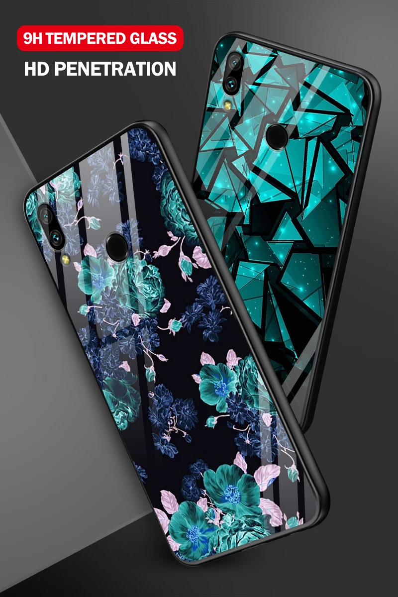 Чехол для телефона для Huawei Honor 6X 7A 7C 7X 8A 8X9 облегченное закаленное стекло крышка Y6 Y9 Y7 премьер-профессионал Magic2 защиты оболочки