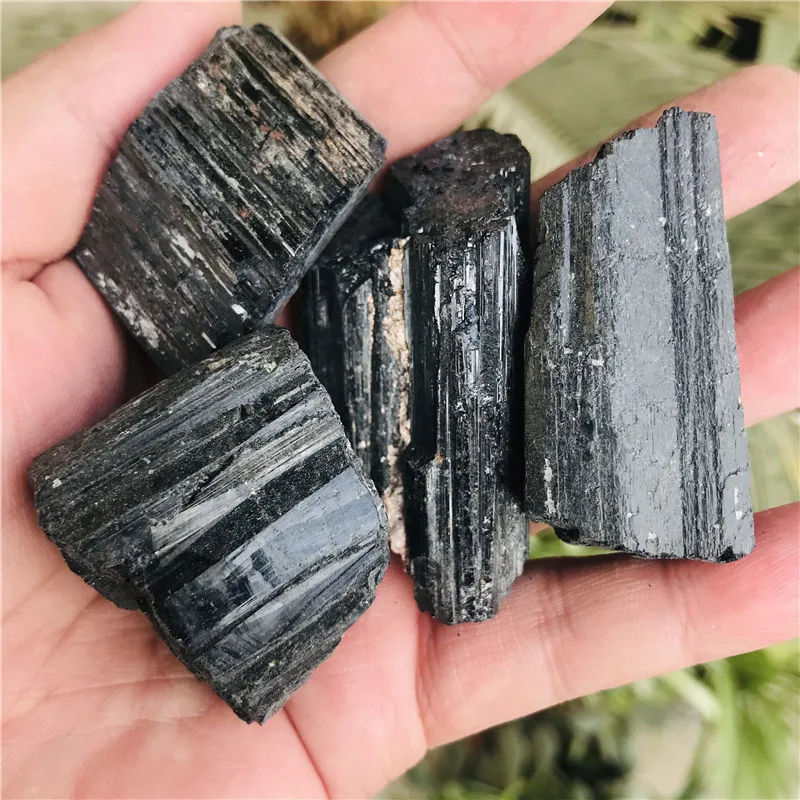 100 500 г натуральный черный турмалин хрустальный камень драгоценный Оригинальное