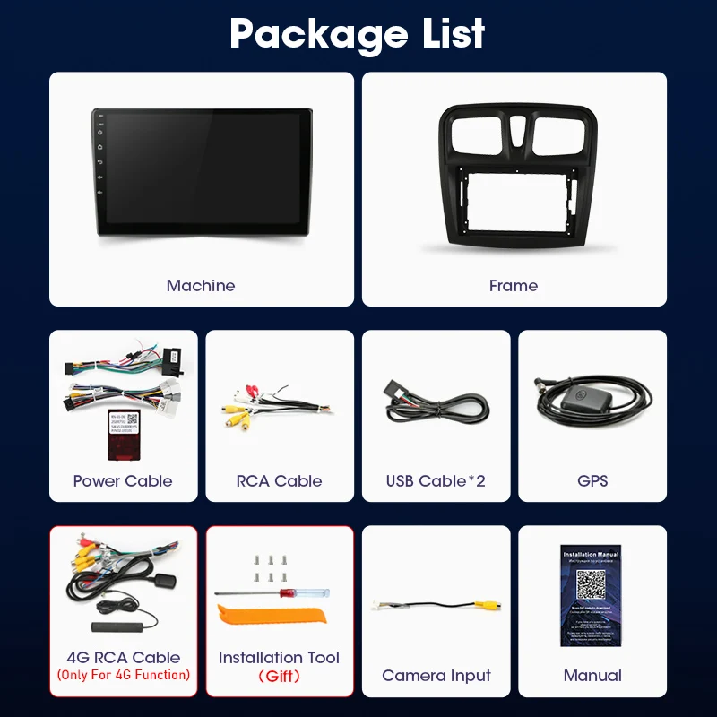 Автомагнитола JMCQ 2 Din Android 10 4 Гб + 32 ГБ мультимедийный видеоплеер для Renault Logan 2012-2019