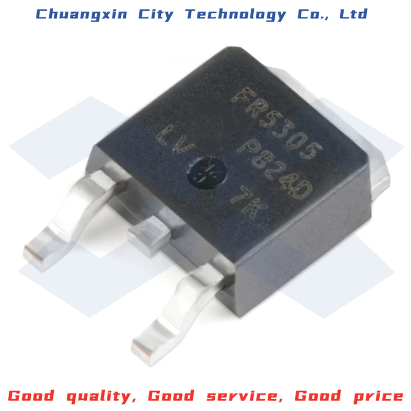 

10PCS 100% New&Original IRFR5305TRPBF TO-252-3 P channel -55V/-31A MOSFET Integrated circuit chip IC