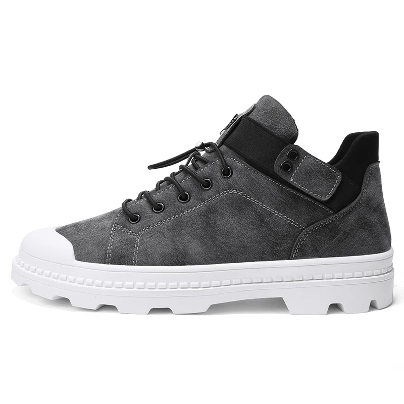 2019 ботинки мужские зимние из натуральной кожи повседневные весенние ботильоны %