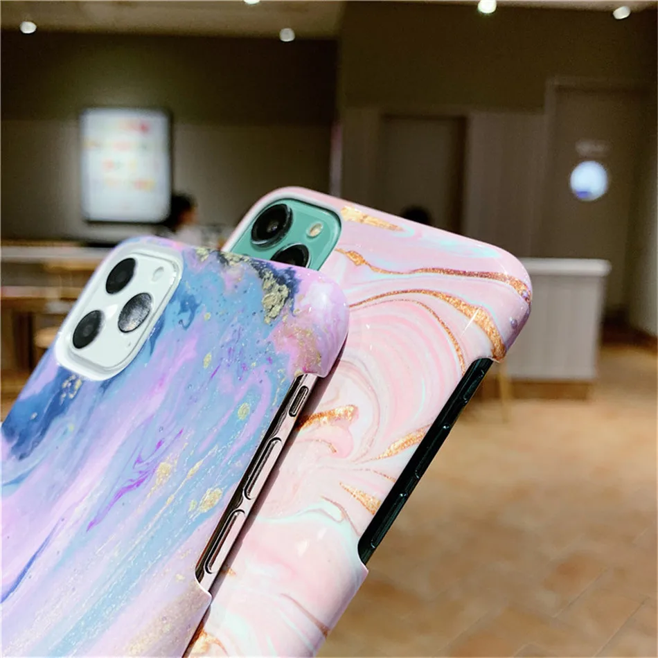 Lovebay чехол с мраморной текстурой для iPhone 11 Pro Max X XS XR Xs Max чехол для iPhone 7 8 Plus Жесткие ПК-Чехлы