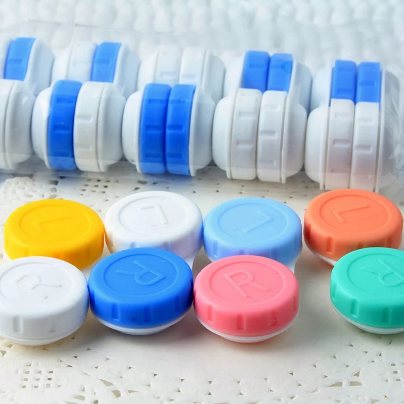 Футляр для контактных линз L + R контейнер хранения косметический футляр глаз