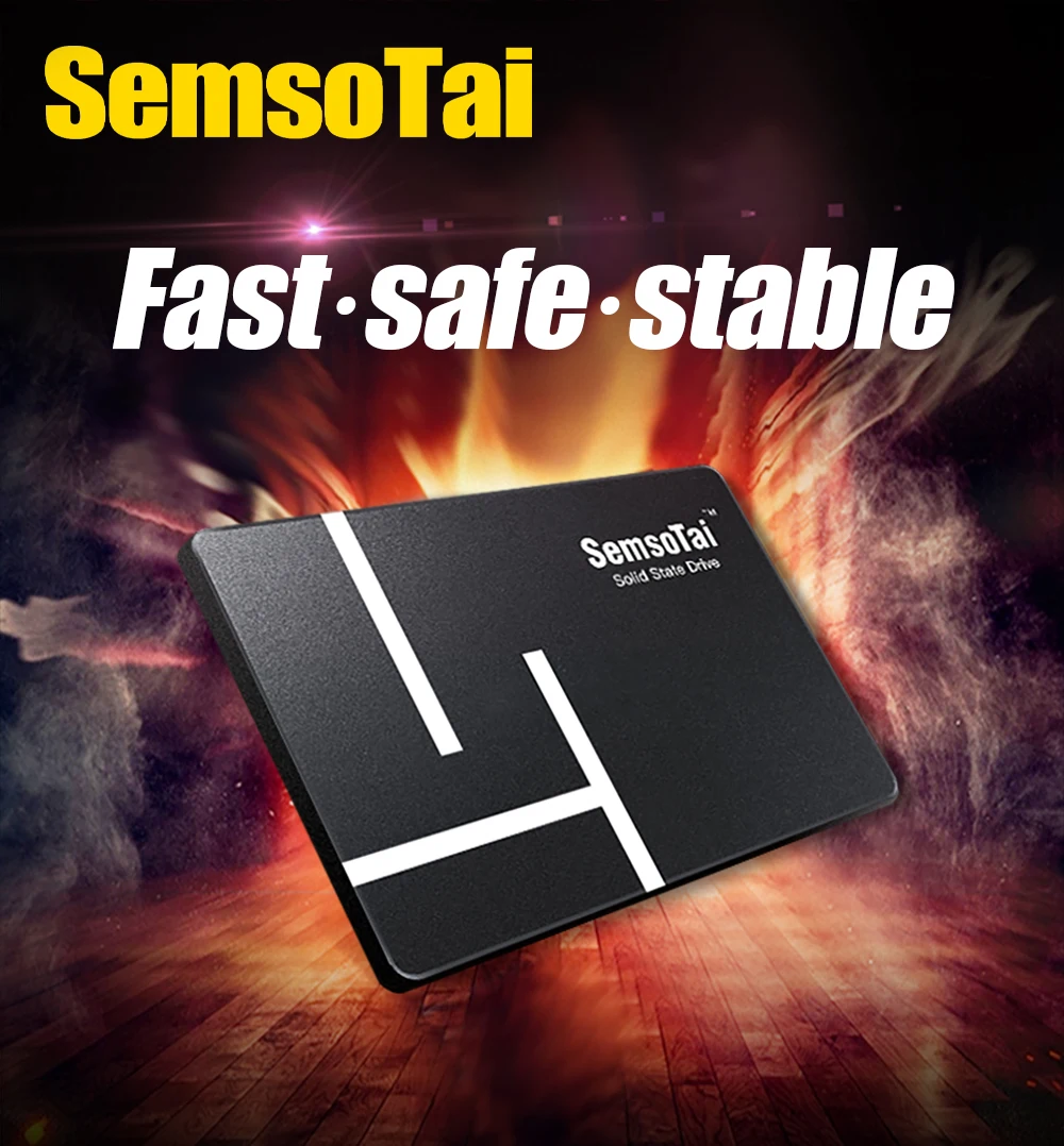 Semsotai 2,5 дюйма ssd 120 ГБ hdd SATA III 3D NAND флэш-память TLC 450 МБ/с. кремния motion Внутренние твердотельные жесткие диски для настольных