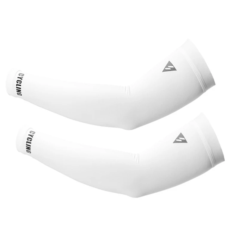

1 Pair Summer Outdoor Cycling Driving Breathable Anti-Sun Cooling Arm Sleeves Basketball Golf Sport UV Protection Cover F2TC