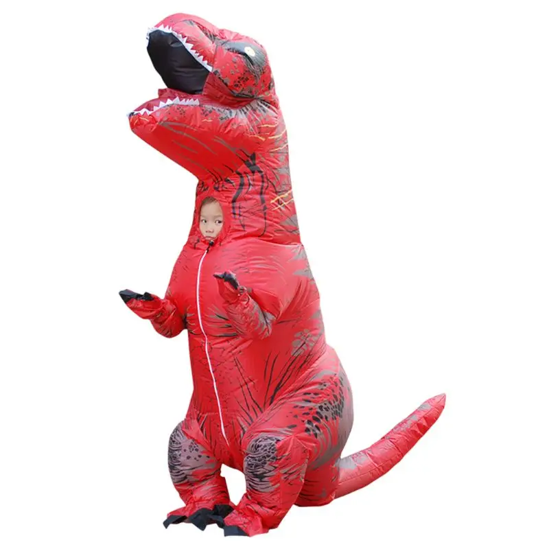 

Inflatable Dinosaur Cosplay Costume Child Adults Halloween Blowup Outfit