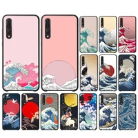 maiyaca wave art japanes phone case for huawei p30 40 20 10 8 9 lite pro plus psmart2019