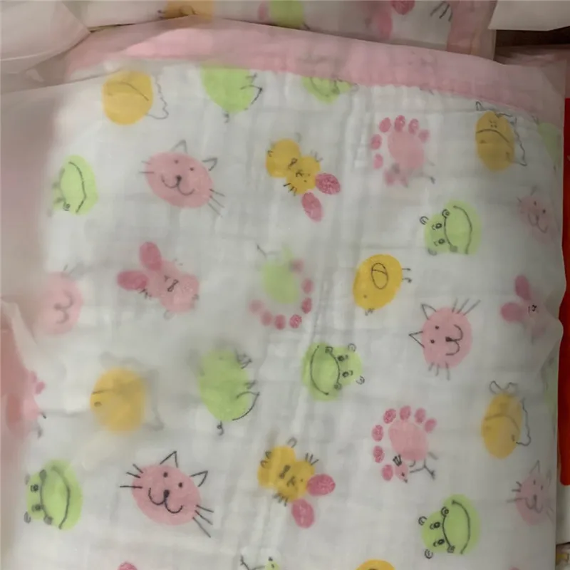 150*200 см 6 Слои хлопок Muslin Детские Одеяло s для кровати для детей и взрослых летние спальное одеяло Одеяло детским выбрасывающимся кровать Одеяло