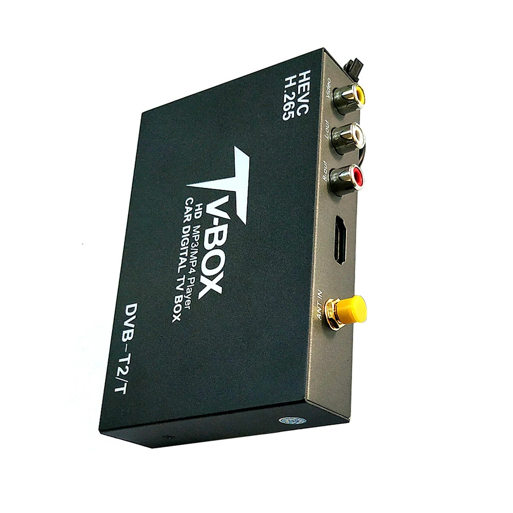 Carbar Moible HD tv автомобильный DVB-T2 DVB-T цифровой ТВ приемник автомобильный D tv box H.265 для автомобиля DVD видео система с антенной