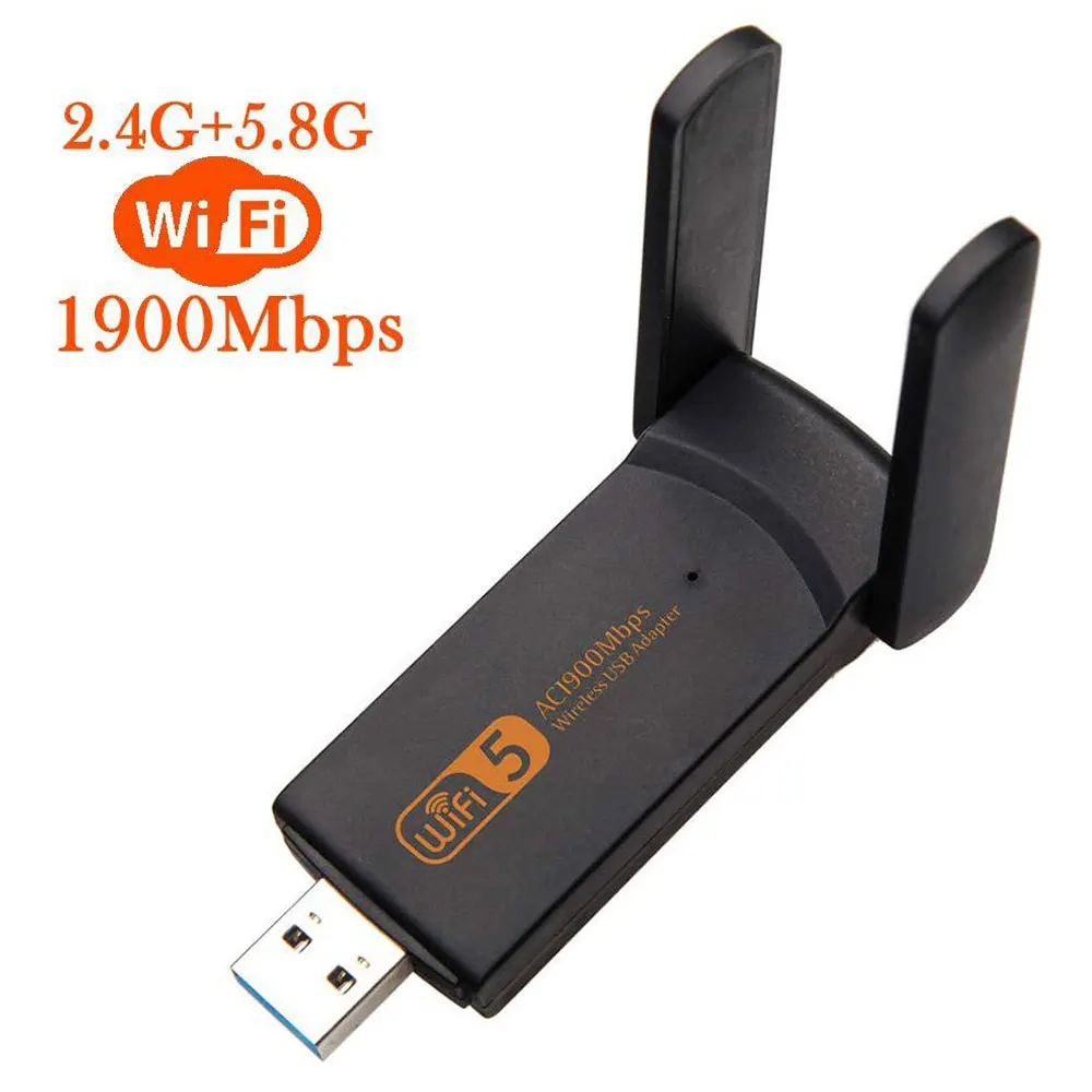 

Wireless USB Wifi Adapter 1900Mbps USB Network Card 1300Mbps Wifi Dongle USB LAN Ethernet Dual Band 2.4G 5.8G Fee Driver
