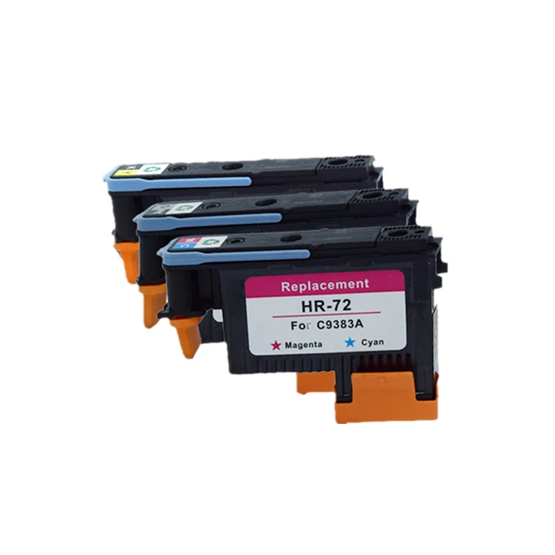 1Set - 3 Pieces YLC C9380A C9383A C9384A Печатающая головка для hp 72 DesignJet T1100 T1120 T1120ps T1200 T1300 T1300ps T2300 T610 T770 T790 - Цвет: 1Set - 3 Pieces
