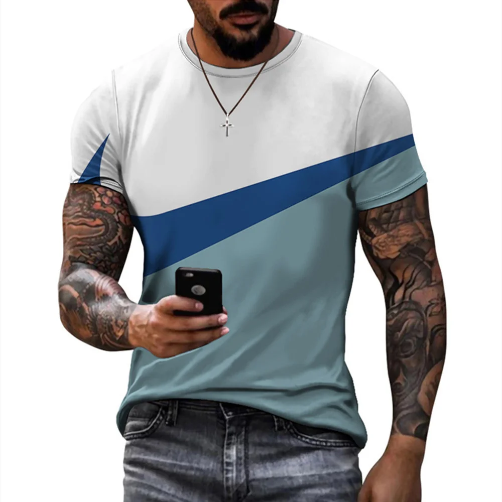 

2021 3D Printed Summer Men's T-shirt Sport Series Pattern Short Sleeve Fashion Harajuku Casual Unisex O-Neck Oversized T-shirts