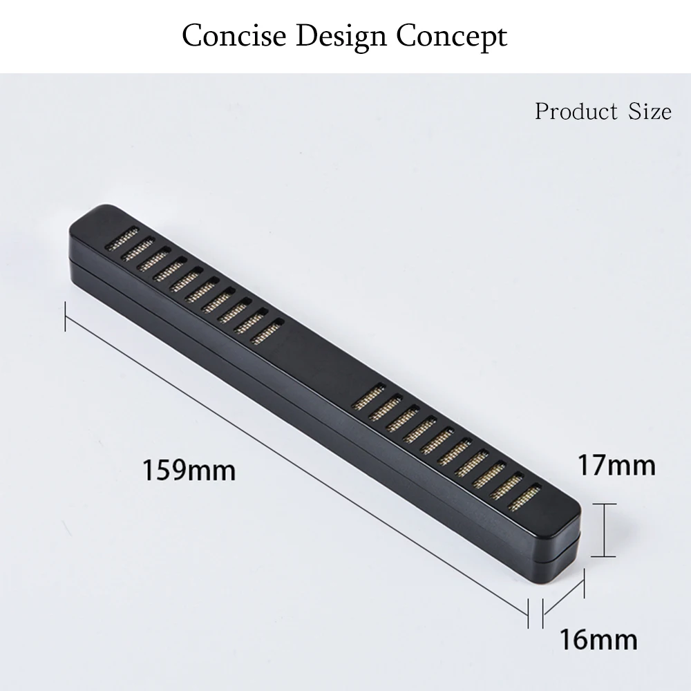 Черный увлажнитель табака CIGAROL для увлажнения сигары прямоугольный воздуха