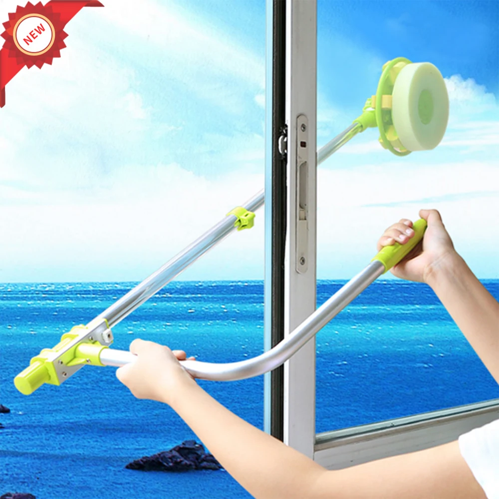 

telescopic High-rise cleaning glass Sponge ra mop cleaner brush for washing windows Dust brush clean the windows hobot 168 188