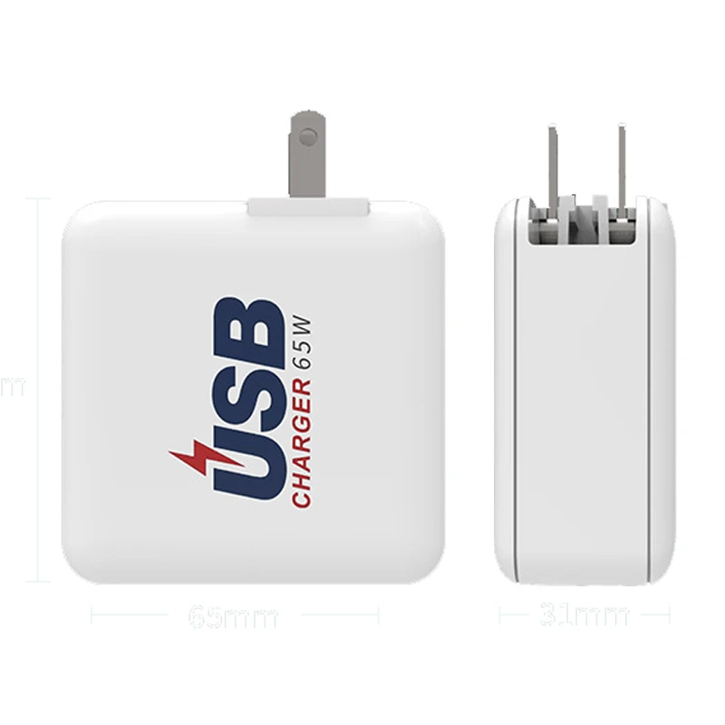

65W USB Charger Quick Charge 4.0-FCP PD AFC Quick Charge Travel Charger For-Macbook Pro For-iPhone 11 X XS-Huawei Mate20