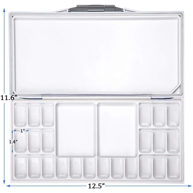 24 ячейки Высококачественная пустая Акварельная палитра красящие банки коробка