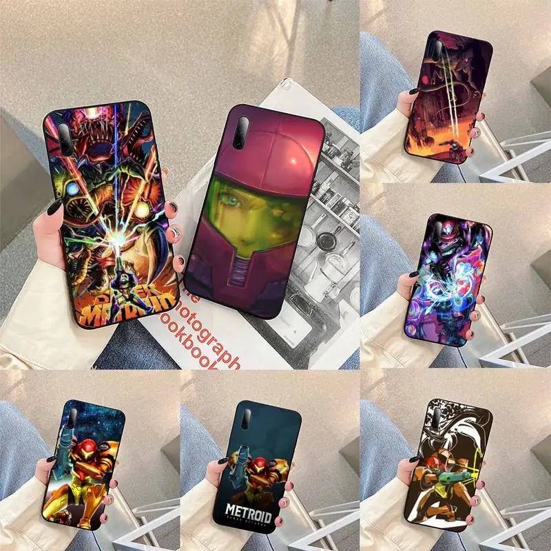 

metroid wallpaper HD Phone Case For Xiaomi pocophone F1 mi10lite 5 8se pro note2 3 6 8explorer 9t a2lite Cover Fundas Coque