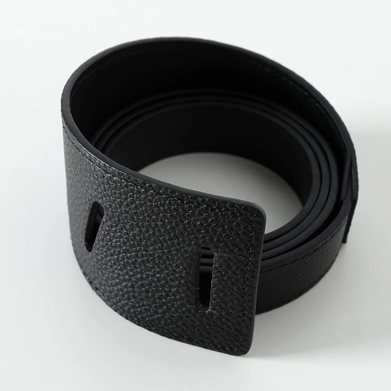 

SHENGPALAE Temperament Navy Vest Women's Autumn 2021 New Notched Loose Double Breasted Sleeveless Waistcoat Female And Belt