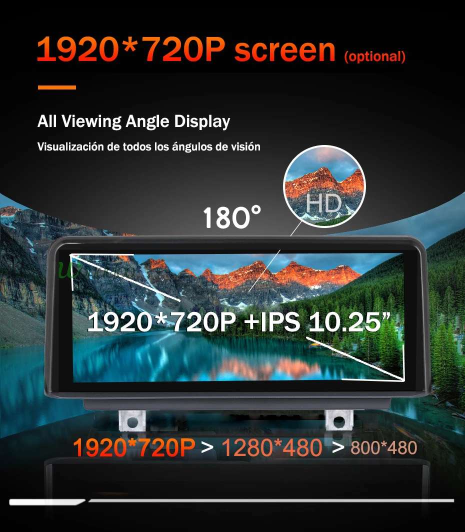 Автомагнитола 2DIN Snapdrago мультимедийный экран навигация Android 10 625*1920 p для BMW F20 F21 F30 F31