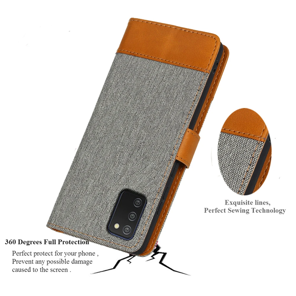A03S Flip Phone Case For Samsung Galaxy A03s Cover Leather Wallet Stand Shell Etui Book On For Samsung A03s SM-A037M Case Coque