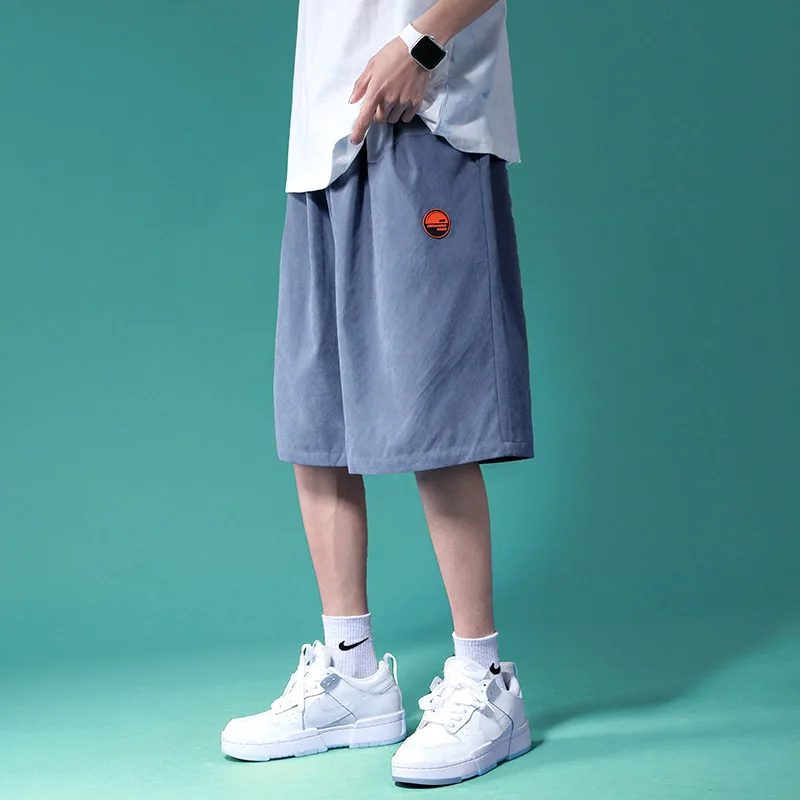 

2021 Shorts Men's Summer Wear Thin Fashion Brand Ins Trend Harajuku Leisure Sports Loose Large Size Basketball Pants