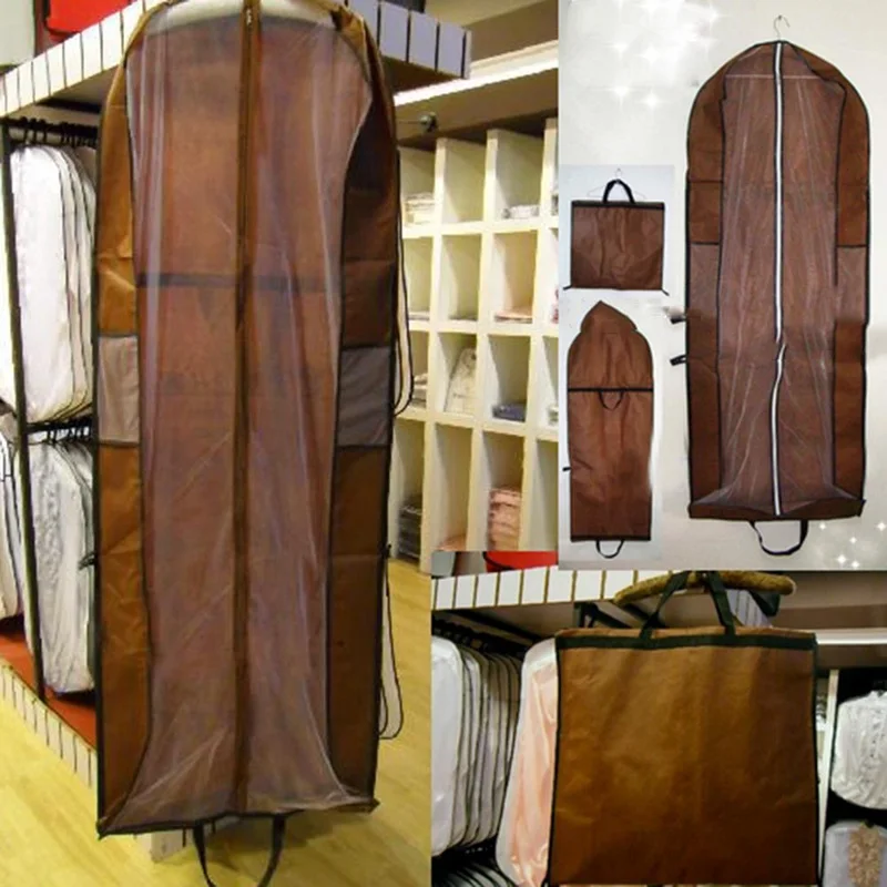 Большой чехол для свадебного платья пылезащитный на молнии сумка хранения