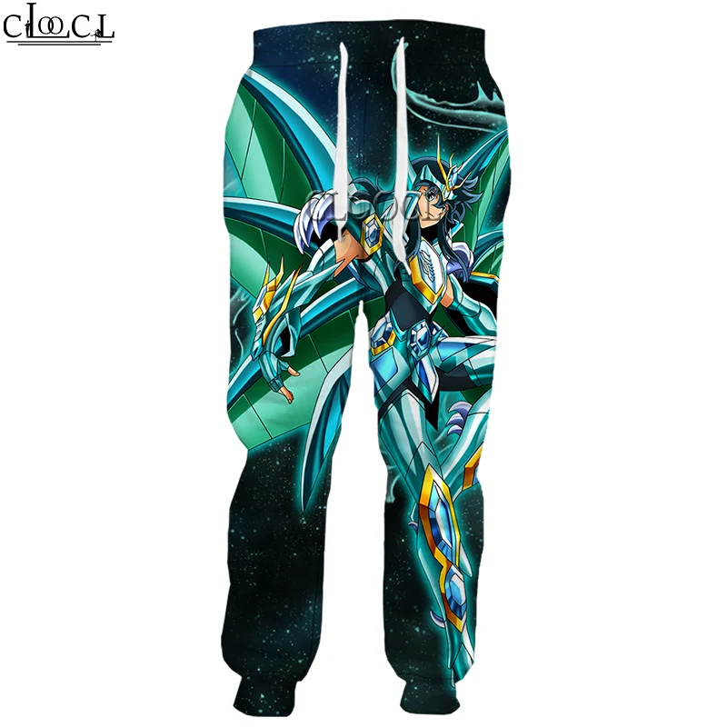 

CLOOCL Fashion Anime The Knights of the Zodiac Saint Seiya Men Women Sport Trousers 3D Print Hot Selling Hip Hop Casual Pants