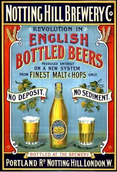 

NOTTING HILL BREWERY HOME PUB DRINKING LARGE METAL TIN SIGN WALL PLAQUE Wall Art Decoration
