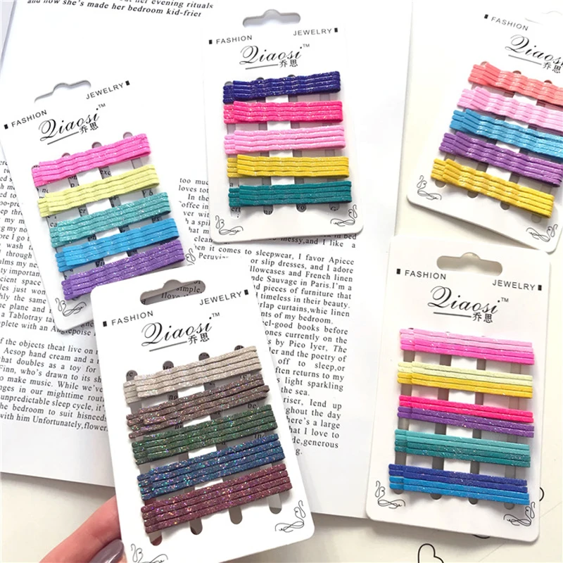 Модные женские головные уборы набор из 20 шт./компл. блестящие красочные заколки