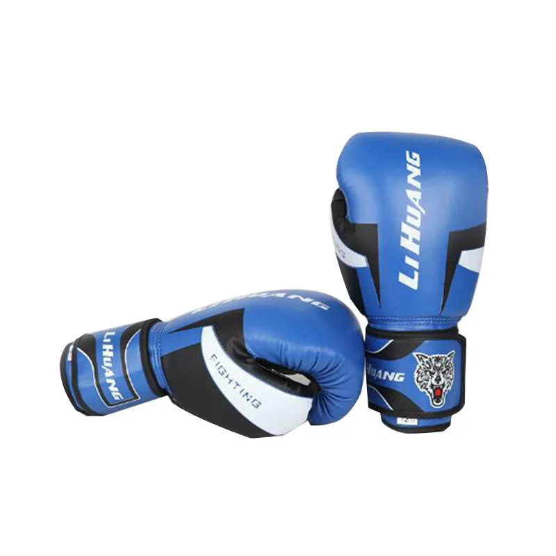 6-12oz Professional Boxing Gloves men pu MuayThai Gloves MMA Training Equipments training gloves for boxing guantes de boxeo