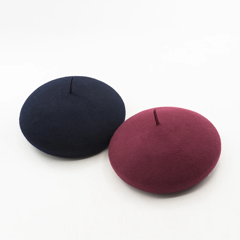 

Осень-зима 2021, детский шерстяной берет King пшеницы для девочек, Студенческая шапка в японском стиле с грибами, теплая фетровая шапка по индивидуальному заказу