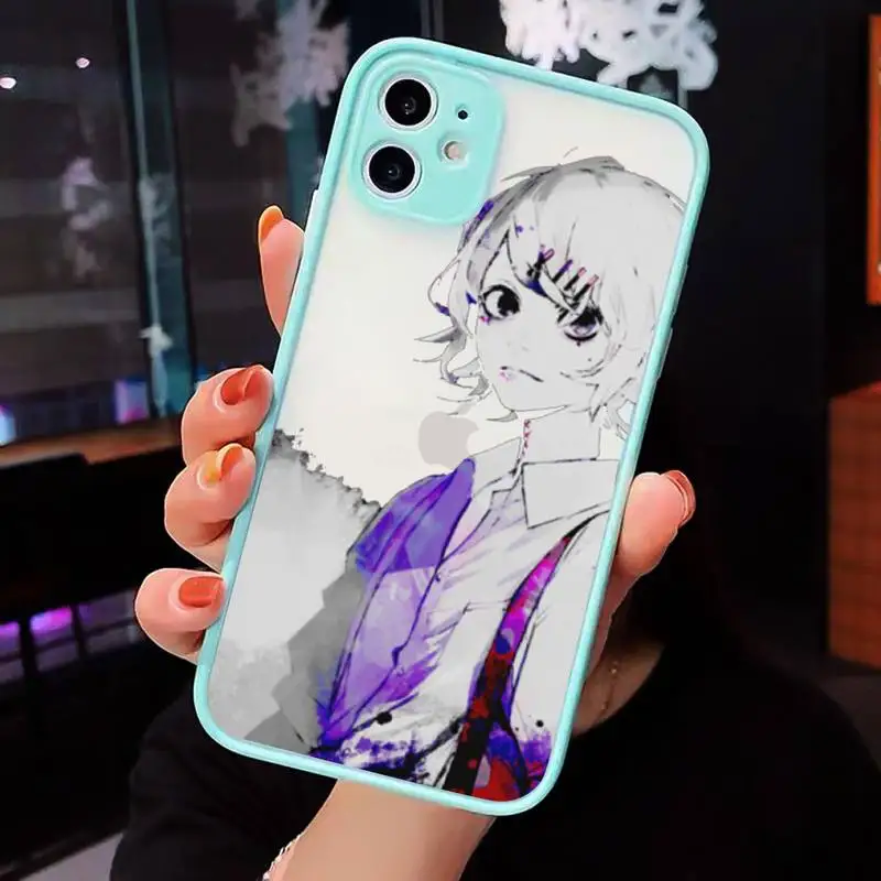 

anime JUUZOU SUZUYA Tokyo Ghouls Phone Cases Matte Transparent For iPhone 12 Mini 11 Pro XR XS Max 7 8 Plus